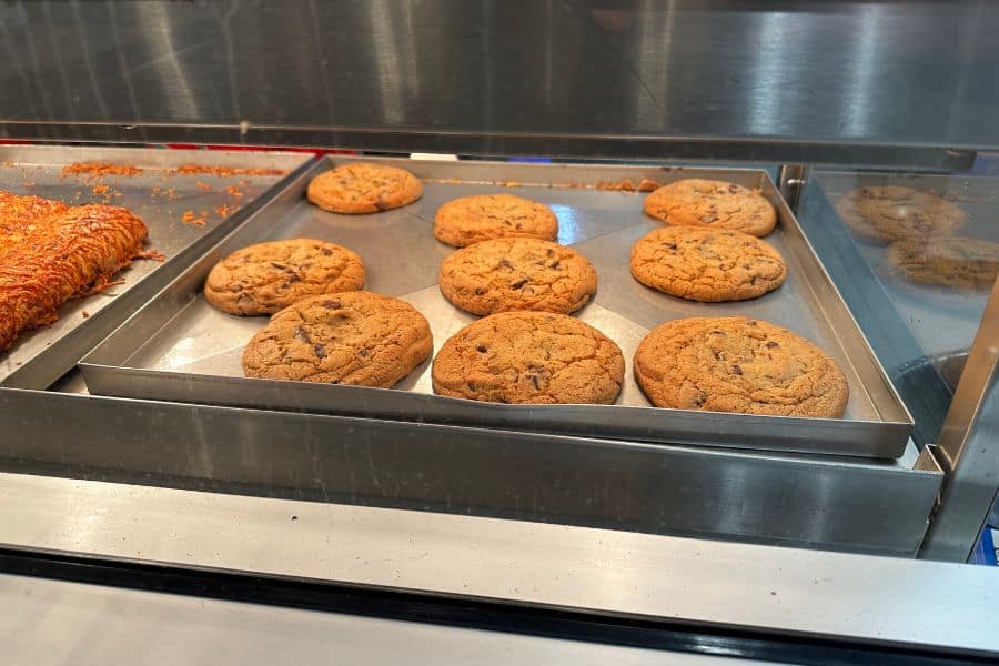 Hot and Fresh Cookies at the Costco Food Court
