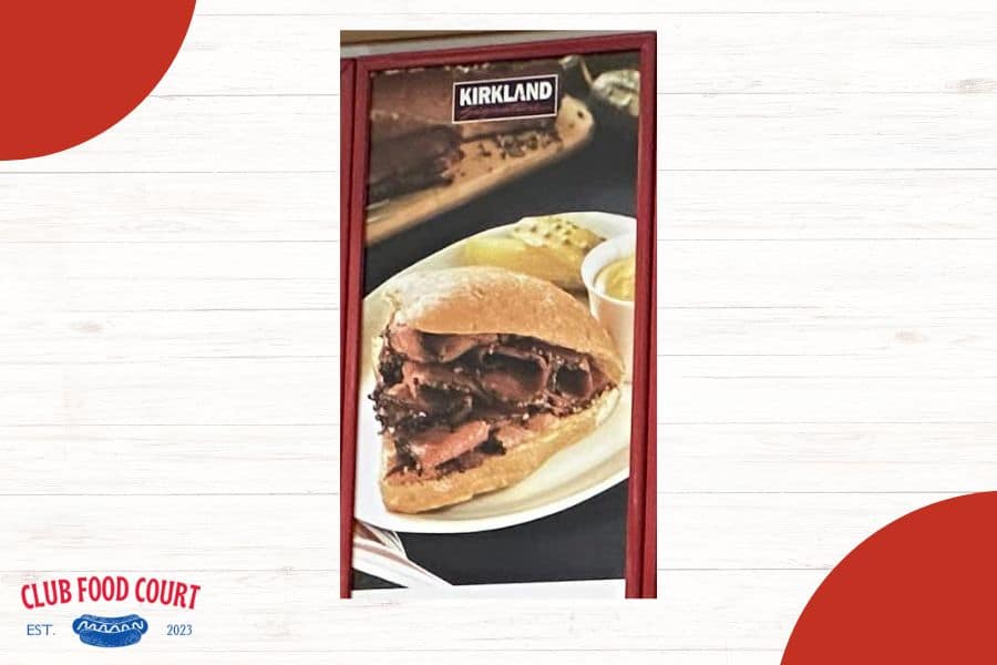 Montreal Smoked Meat Sandhich at Costco