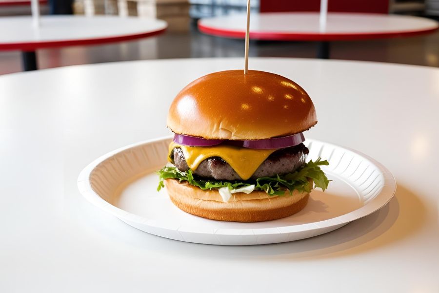 Hamburger at Costco